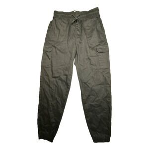 Telepatía Mens Black Cargo Jogger Pants Elastic Waist Stretch Size 9/29 Utility